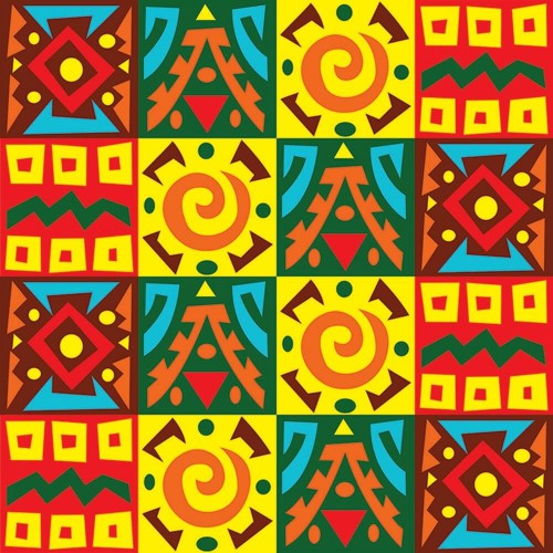 Adesivo de parede Adesivo para Azulejo África Color