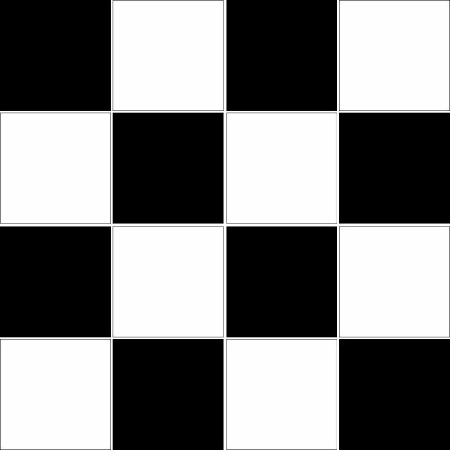 Adesivo de parede Adesivo para Azulejo Xadrez