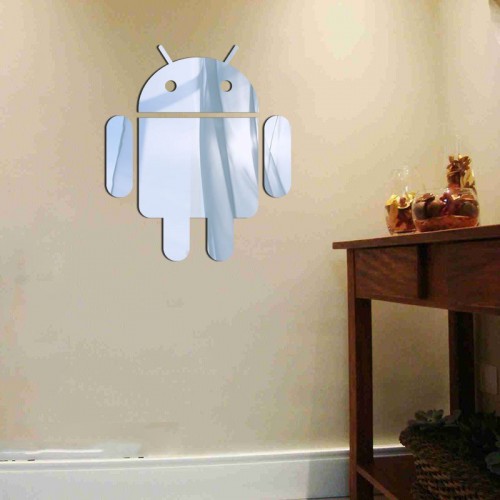 Adesivo de parede Espelho Decorativo Android