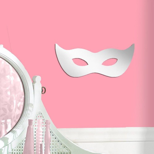 Adesivo de parede Espelho Decorativo Máscara de Carnaval 01