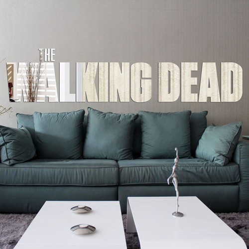 Adesivo de parede Espelho Decorativo The Walking Dead