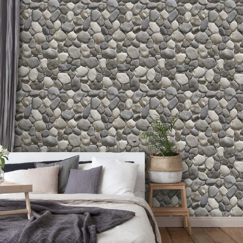 Adesivo de parede Papel de Parede Pedras Areia 3