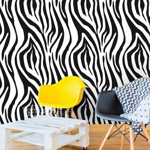 Adesivo de parede Papel de Parede Zebra Print
