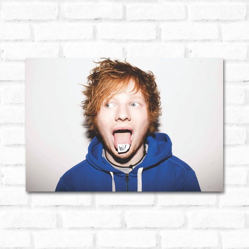 Adesivo de parede Placa Decorativa Ed Sheeran 1