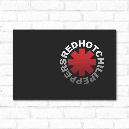 Adesivo de parede Placa Decorativa Red Hot Chilli Peppers