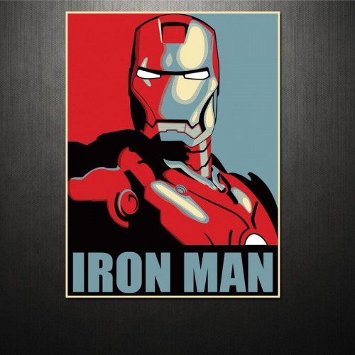 Adesivo de parede Poster Iron Man