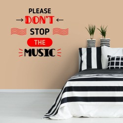 Adesivo de Parede Stop the Music