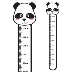 Adesivo Régua de Crescimento Panda