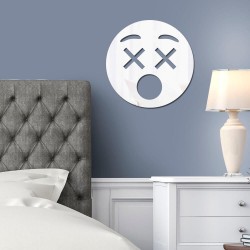 Espelho Decorativo Emoji Morri