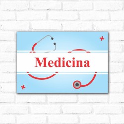 Placa Decorativa Medicina