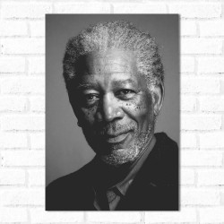 Placa Decorativa Morgan Freeman